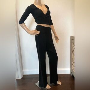 Cheap and Chic by Moschino Vintage 90’s Pants Semi Sheer Rayon Size 8